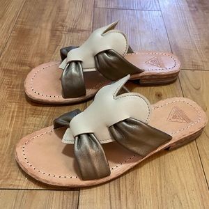 John Fluevog Heart Sandals NEW size 8